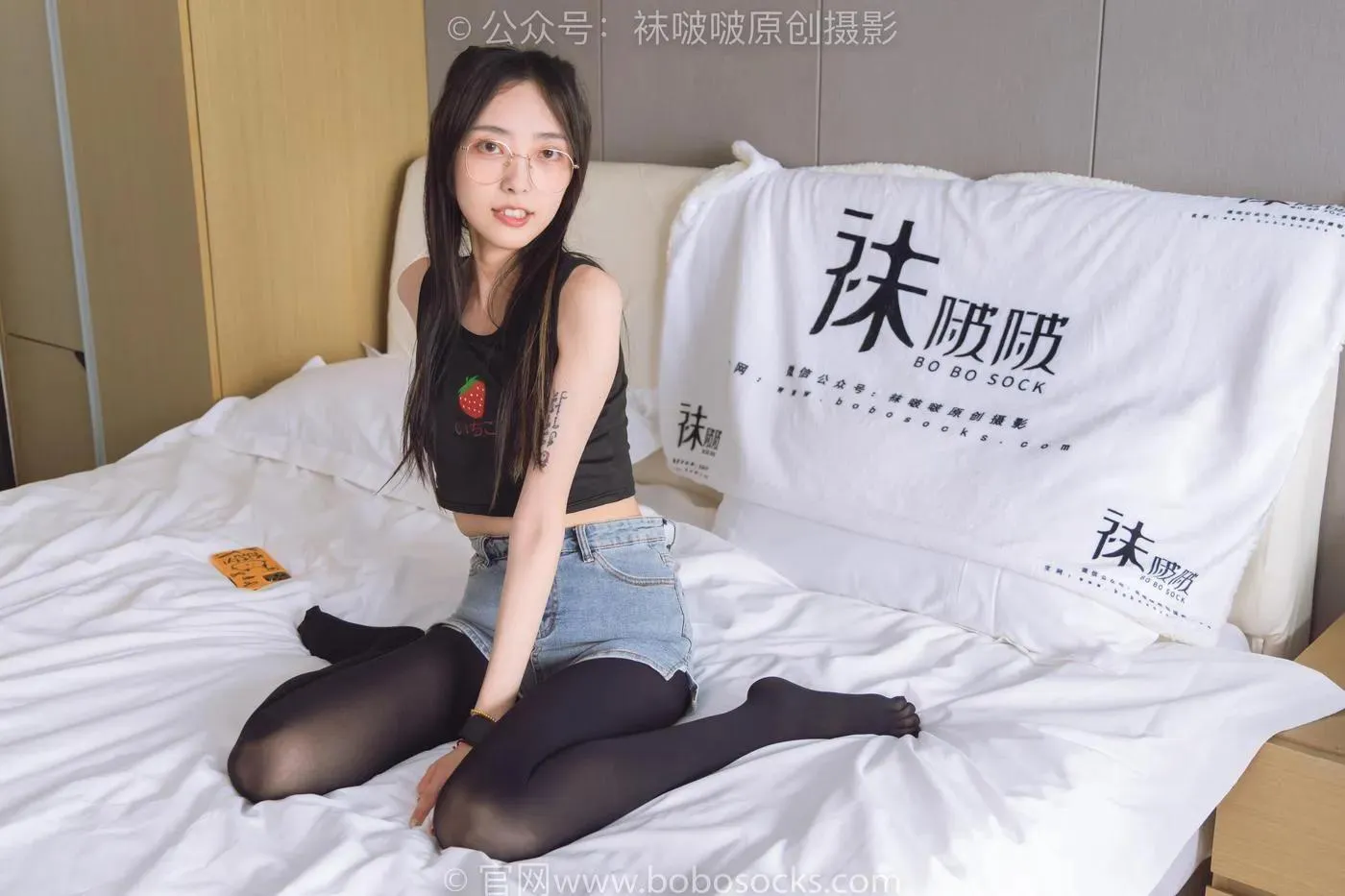 [BoBoSocks袜啵啵]NO.192 稚予-高跟鞋、黑色五指袜 [139P]插图4
